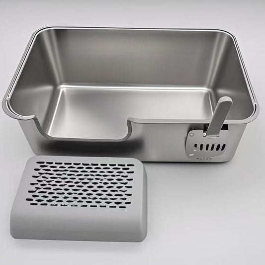 Stainless Steel Cat Litter Box