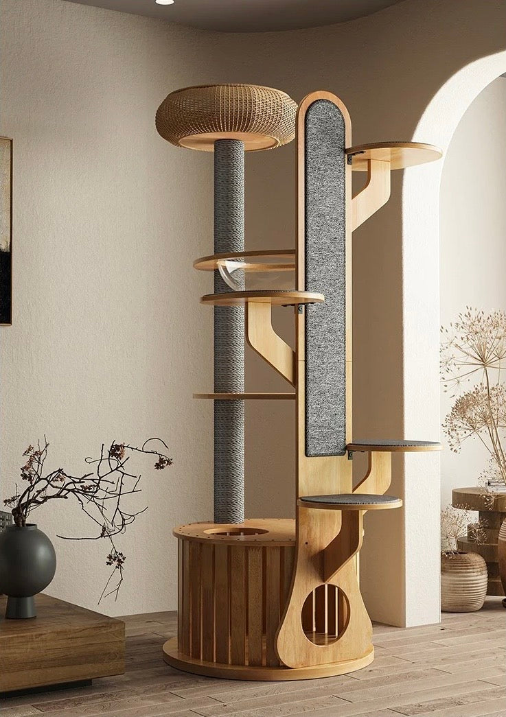 Large Multi-layer Cat Tree Toy Integrated Cat Climbing Frame