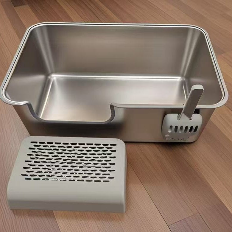 Stainless Steel Cat Litter Box