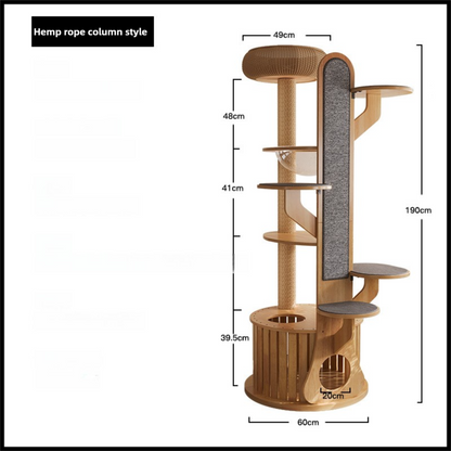 Large Multi-layer Cat Tree Toy Integrated Cat Climbing Frame