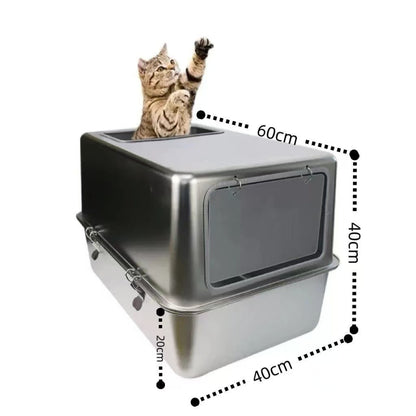 Stainless Steel Cat Litter Box