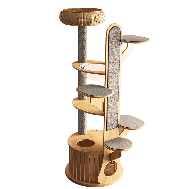 Large Multi-layer Cat Tree Toy Integrated Cat Climbing Frame