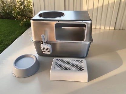 Stainless Steel Cat Litter Box