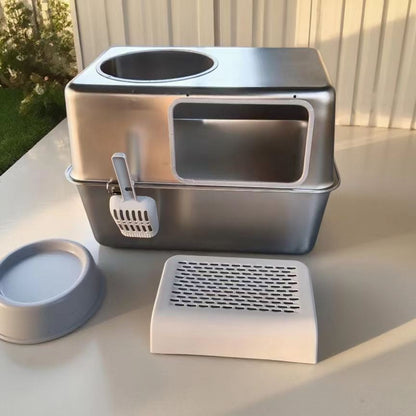 Stainless Steel Cat Litter Box