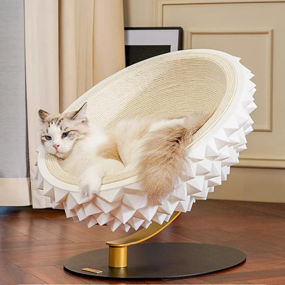 Durian Cat Nest & Sisal Woven Cat Scratching Board
