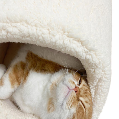 Lamb Wool Cat Bed
