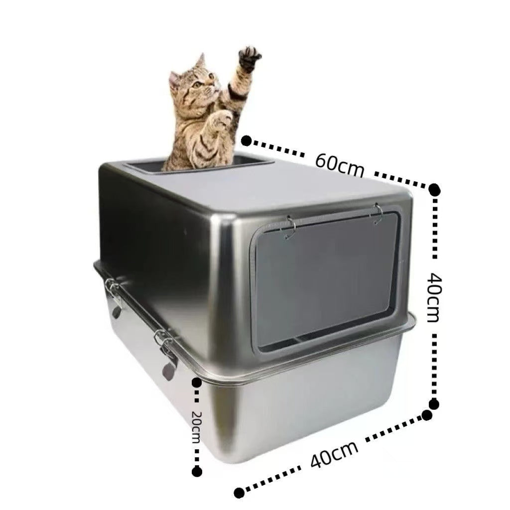 Stainless Steel Cat Litter Box