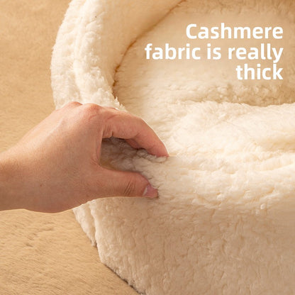 Lamb Wool Cat Bed